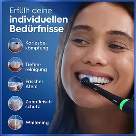 Oral-B iO Series 5 matte black + 2. Handstück matte white + Reisetui
