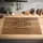 onlywow Herdabdeckplatte 90x52 cm Braun