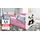 raumhirsch furniture Kinderbett Panda 80 x 180 cm Holzwerkstoff rosa
