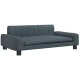 vidaXL Kindersofa Dunkelgrau 90x53x30 cm Stoff