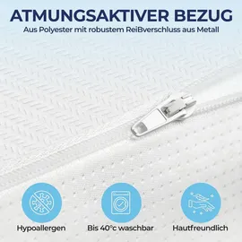 bundviel Matratzen Topper 180 x 200 cm