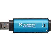 Kingston IronKey Vault Privacy 50 - 512GB - USB-Stick für mehr Datenschutz IKVP50/512GB