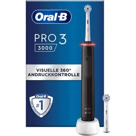 Oral-B Pro 3 3000 Sensitive Clean schwarz + Aufsteckbürste