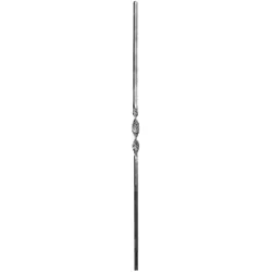 Zwischenstab / Länge: 900 mm / Material: 12x12 mm / glatt / Stahl S235JR, roh