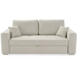 Schlafsofa Toni Stoff Beige 161 x 197 cm