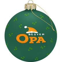 SHEEPWORLD Weihnachtskugel Motiv Opa