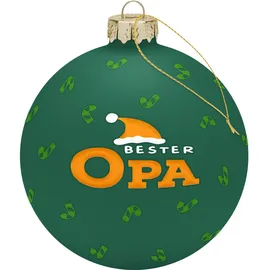 SHEEPWORLD Weihnachtskugel Motiv Opa