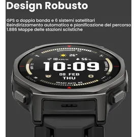 Amazfit T-Rex 3 Pro 48 mm Tactical Black