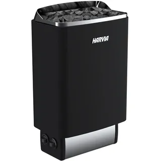Harvia Top Steel M45 4,5 kW Saunaofen finnisch mit integrierte Steuerung Schwarz