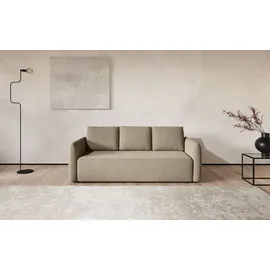 Cotta Big-Sofa COTTA "Megasofa, Flow, Breite 222 cm", toffee, B:222cm H:89cm T:102cm, 100% POLYESTER, Sofas, Big-Sofa, wahlweise mit Bettfunktion