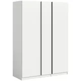 MID.YOU Drehtürenschrank OAKLAND 130 x 183 x 53 cm Weiß