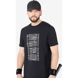 Tennis T-Shirt Herren - Soft TTS schwarz, schwarz, S