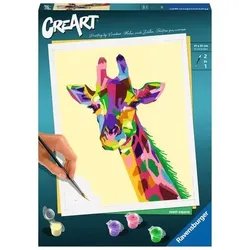 RAVENSBURGER 28993 Malen nach Zahlen Funky Giraffe