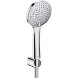 Duravit Brausehalterset MinusFlow m Stabhandbrause, Schlauch, a Kunststoff, chr