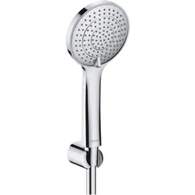 Duravit Brausehalterset MinusFlow m Stabhandbrause, Schlauch, a Kunststoff, chr
