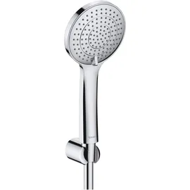 Duravit Brausehalterset MinusFlow m Stabhandbrause, Schlauch, a Kunststoff, chr