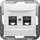 Peha UAE-Steckdose Cat6 D 11.1858/8.02UAE-C6