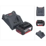 Bosch GAL 18V-20 Akku Ladegerät 10,8 - 18 V 2 A ( 2607226281 ) + 1x GBA 18 V 5,0 Ah Akku ( 2607337069 )