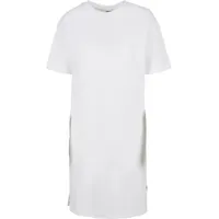URBAN CLASSICS Dress Organic Oversized Slit Kurzarm-T-Shirt White XS