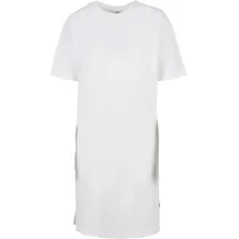 URBAN CLASSICS Dress Organic Oversized Slit Kurzarm-T-Shirt White XS