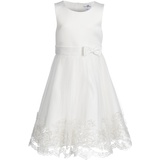 happy girls Kleid mit Zierschleife, Offwhite, 140