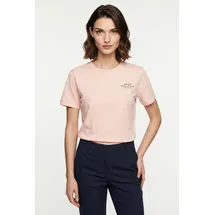 GANT T-Shirt mit Label-Print, Weiss, XXL