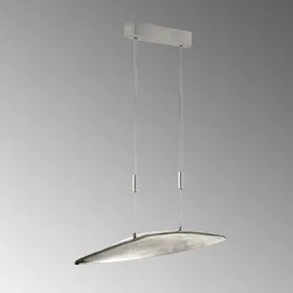Fischer & Honsel Zugpendelleuchte Hängelampe Esstischlampe silber höhenverstellbar LED dimmbar
