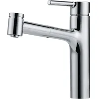 Franke Centro Einhebelmischer mit Schlauchbrause Schwarz