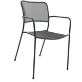 Primaster Gartenstuhl Metall Loris grau