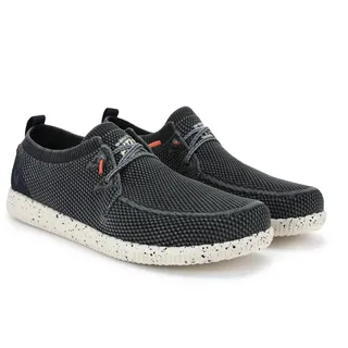 WALK IN PITAS | WP150 WALLABI Fly Washed | Herren Mokassins | Flache Slipper für Männer | Slip on Loafer | Sneakers | Schlupfschuhe | Freizeitschuhe | Walkinpitas Schuhe | Marino 41 - 41 EU