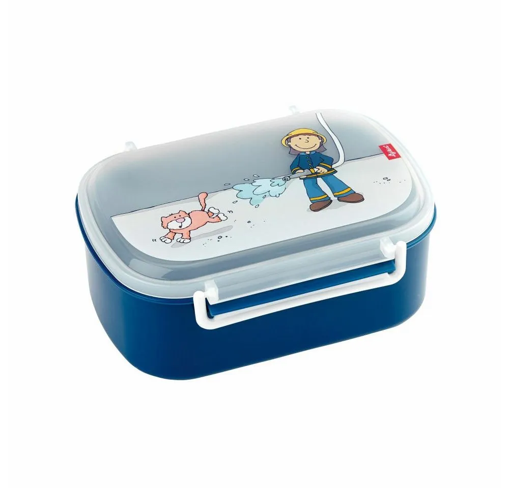 Preisvergleich Produktbild Sigikid Lunchbox Frido Firefighter Blau, Kunststoff, (1-tlg) blau