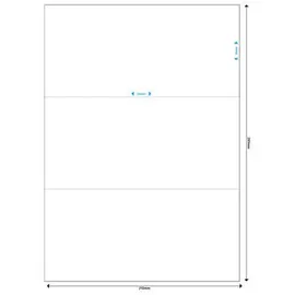 MediaRange Universal-Etiketten, stark haftend, 210x99mm, weiß, 150 Etiketten, MRINK142