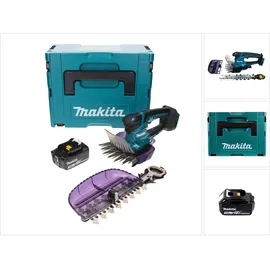 Makita DUM 604 F1XJ Akku Grasschere 18 V mit Gras- und Strauchscherblatt + 1x Akku 3,0 Ah + Makpac - ohne Ladegerät