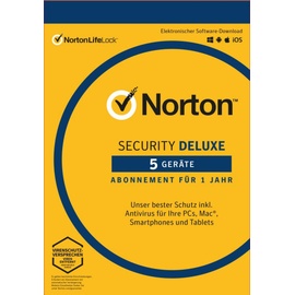 NortonLifeLock Norton Security Deluxe 3.0 5 Geräte ESD DE Win Mac Android iOS