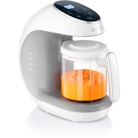 Sweety Fox - Multifunktions Babynahrungszubereiter 7-in-1 - Dampfgarer, Mixer, Pulse, Automatische Reinigungsfunktion, Sterilisiert, Gläschenwärmer, Auftaufunktion