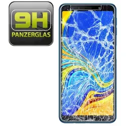 1x 9H Hartglas für Samsung Galaxy A7 2018 Panzerfolie Displayglas Schutzglas KLAR Panzerglas Schutzfolie