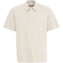 !Solid Poloshirt SOLID "Poloshirt SDOswald", Herren, Gr. S, beige (oatmeal), Obermaterial: 100% Baumwolle CO., Shirts