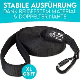 HUND IST KÖNIG Hund IST König® 20m Hunde Schleppleine mit Sicherheitskarabiner & gepolsterter Handschlaufe 1 St