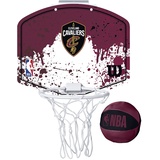 Wilson Mini-Basketballkorb NBA TEAM MINI HOOP, CLEVELAND CAVALIERS, Kunststoff