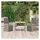 vidaXL Garten-Essgruppe 3-tlg. Grau