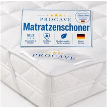 procave Matratzenschoner Matratzenauflage atmungsaktiv 90 x 200 cm weiß