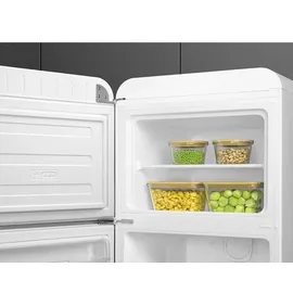 Smeg FAB30LWH6 Retro-Kühl-Gefrierkombination (222 l, 1720 mm hoch, Weiß)