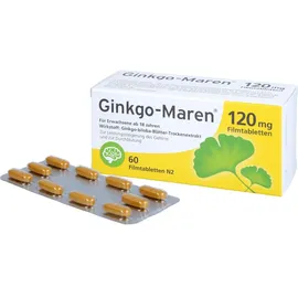 Hermes Arzneimittel GINKGO-MAREN 120 mg Filmtabletten 60 St
