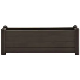 furnicato Garten-Hochbeet PP 100 x 43 x 35 cm Mokka