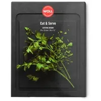 WOLL Cut & Serve Schneidebrett Papierverbundstoff 1-tlg. 25 x 19 cm Schwarz