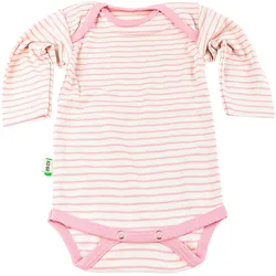 Lotties Rosa Geringelter Langarm Body 1 St rosa
