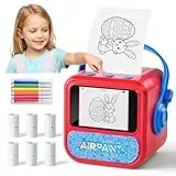 BioAdvanced Tragbarer Thermodrucker, intelligenter AI-Sprachaufkleber-Drucker für Kinder, kabelloser Thermodrucker, Mini-Thermo-Aufkleber-Maker mit Sprachsteuerung und 6 Stiloptionen