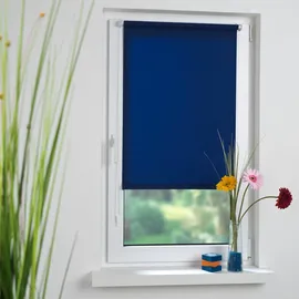 LIEDECO Seitenzugrollo Klemmfix 45 x 150 cm blau