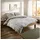 FLEURESSE Setubal Floral Grau 135 x 200 cm + 80 x 80 cm