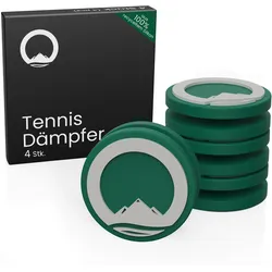 Tennisdämpfer für Tennisschläger 4 Stk. | 100% recycelt - Wimbledon-Grün EINHEITSGRÖSSE